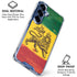 The Lion of Judah Rasta Flag Galaxy S25 Plus Clear Case