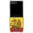 The Lion of Judah Rasta Flag Galaxy Z Flip7 Clear Case