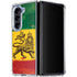 The Lion of Judah Rasta Flag Galaxy Z Fold5 5G Clear Case