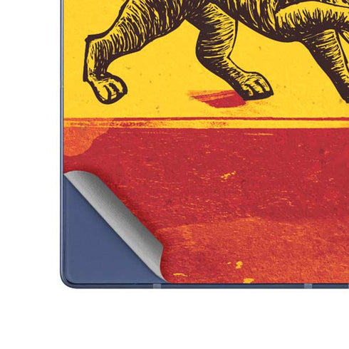The Lion of Judah Rasta Flag Galaxy Z Fold6 Skin