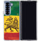 The Lion of Judah Rasta Flag Galaxy Z Fold7 Clear Case