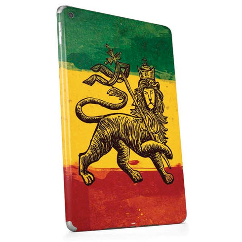 The Lion of Judah Rasta Flag Apple iPad Skin