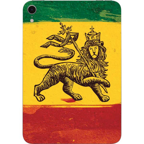 The Lion of Judah Rasta Flag Apple iPad Mini Skin