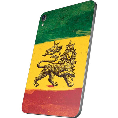 The Lion of Judah Rasta Flag Apple iPad Mini Skin