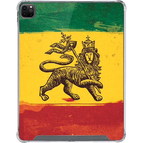 The Lion of Judah Rasta Flag iPad Cases
