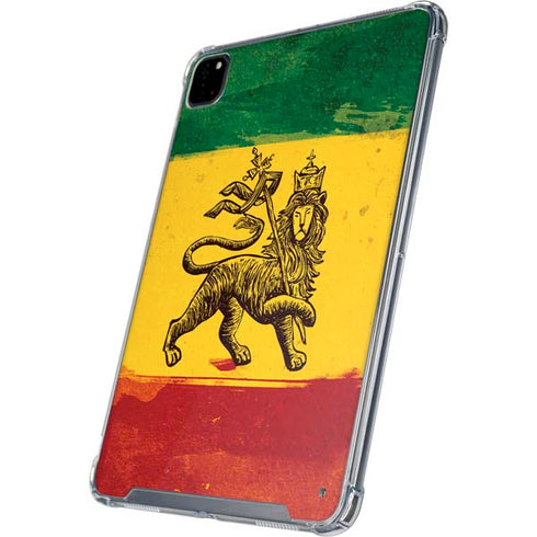 The Lion of Judah Rasta Flag iPad Cases