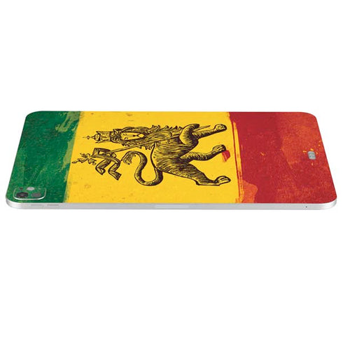 The Lion of Judah Rasta Flag iPad Pro 13in M4 (2024) Skin