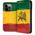 The Lion of Judah Rasta Flag iPhone 13 Pro Folio Case
