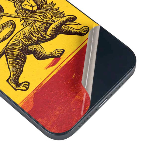 The Lion of Judah Rasta Flag iPhone Skins