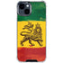 The Lion of Judah Rasta Flag iPhone 15 Clear Case
