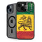 The Lion of Judah Rasta Flag iPhone 15 Kickstand Case