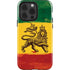 The Lion of Judah Rasta Flag iPhone 15 Pro Impact Case