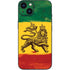 The Lion of Judah Rasta Flag iPhone 15 Skin