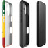 The Lion of Judah Rasta Flag iPhone 16 Impact Case