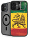 The Lion of Judah Rasta Flag iPhone 16 Kickstand Case
