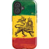 The Lion of Judah Rasta Flag iPhone 16 Magsafe Impact Case