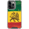 The Lion of Judah Rasta Flag iPhone 16 Pro Clear Case