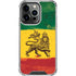 The Lion of Judah Rasta Flag iPhone 16 Pro Clear Case