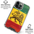 The Lion of Judah Rasta Flag iPhone 16 Pro Clear Case