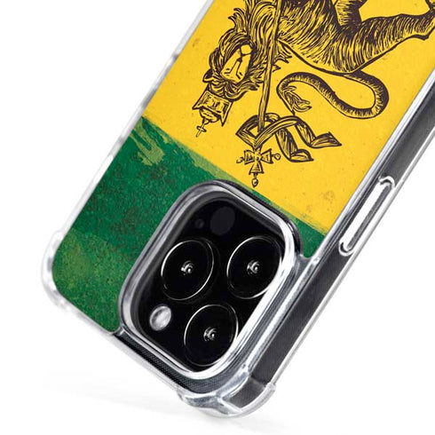The Lion of Judah Rasta Flag iPhone 16 Pro MagSafe Case