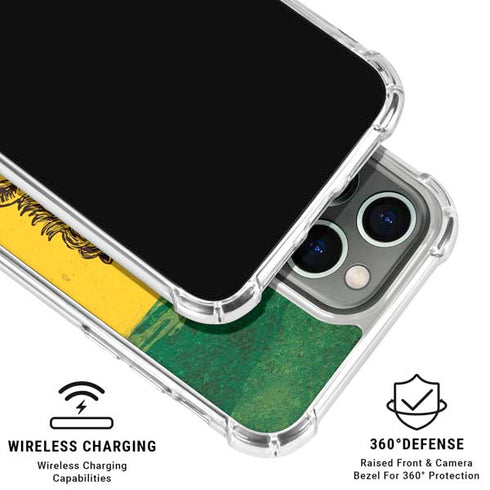 The Lion of Judah Rasta Flag iPhone 16 Pro Max Clear Case