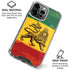 The Lion of Judah Rasta Flag iPhone 16 Pro Max Clear Case