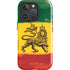 The Lion of Judah Rasta Flag iPhone 16 Pro Max Impact Case
