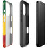 The Lion of Judah Rasta Flag iPhone 16 Pro Max Impact Case
