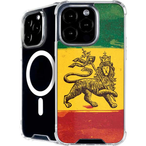 The Lion of Judah Rasta Flag iPhone 16 Pro Max MagSafe Case