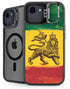 The Lion of Judah Rasta Flag iPhone 16e Kickstand Case