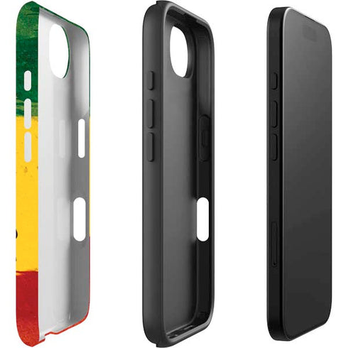 The Lion of Judah Rasta Flag iPhone 16e Impact Case