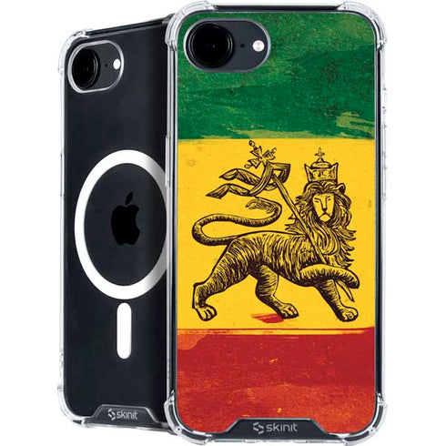 The Lion of Judah Rasta Flag iPhone 16e MagSafe Case