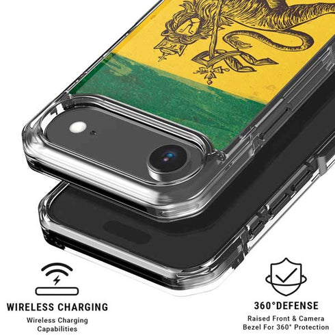 The Lion of Judah Rasta Flag iPhone 17 Air Clear Case