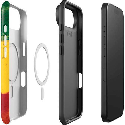 The Lion of Judah Rasta Flag iPhone 17 Air Magsafe Impact Case