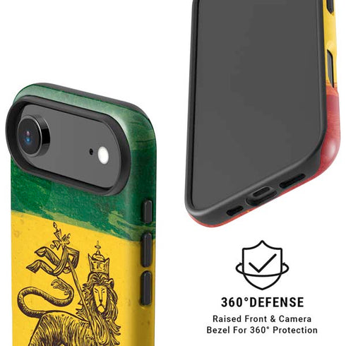 The Lion of Judah Rasta Flag iPhone 17 Air Magsafe Impact Case