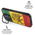 The Lion of Judah Rasta Flag iPhone 17 Kickstand Case