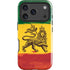 The Lion of Judah Rasta Flag iPhone 17 Pro Impact Case