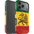 The Lion of Judah Rasta Flag iPhone 17 Pro Impact Case