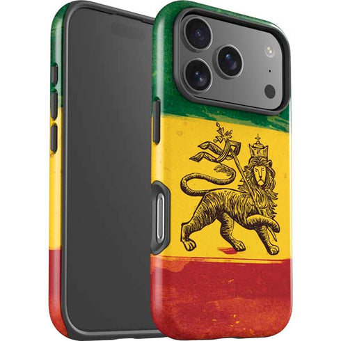 The Lion of Judah Rasta Flag iPhone 17 Pro Max Impact Case