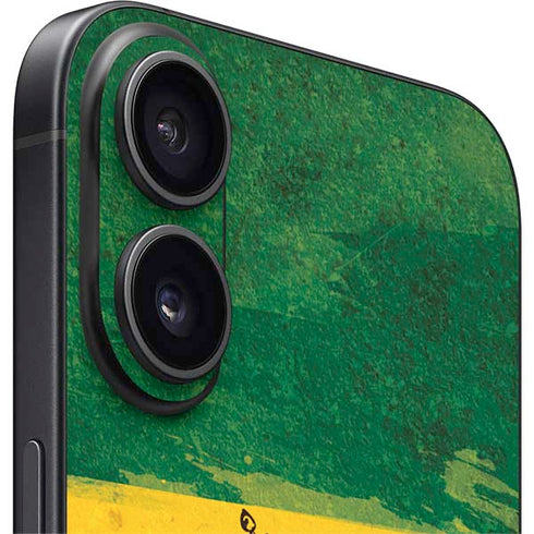 The Lion of Judah Rasta Flag iPhone 17 Skin