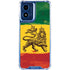 The Lion of Judah Rasta Flag Moto G Play 4G (2024) Clear Case