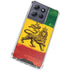 The Lion of Judah Rasta Flag Moto G Power 5G (2025) Clear Case