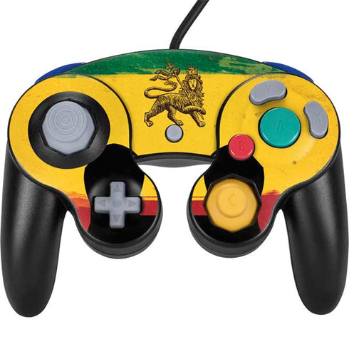 The Lion of Judah Rasta Flag Nintendo Skins