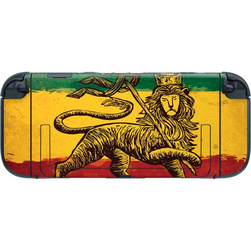 The Lion of Judah Rasta Flag Nintendo Switch 2 (2025) with Joy-Con Skin