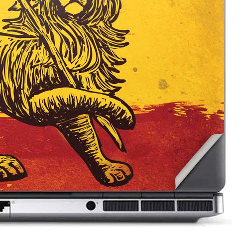 The Lion of Judah Rasta Flag Dell Precision Skin