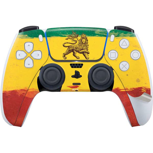 The Lion of Judah Rasta Flag PS5 Pro Bundle Skin