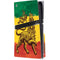 The Lion of Judah Rasta Flag PS5 Pro Disk Console Skin