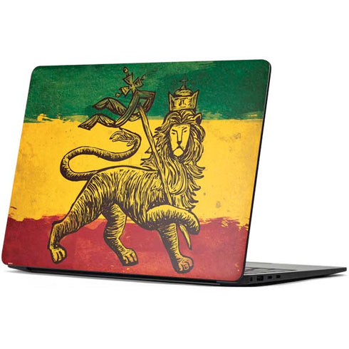 The Lion of Judah Rasta Flag Surface Laptop 7 15in Skin