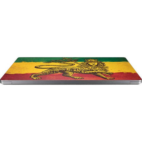 The Lion of Judah Rasta Flag Laptop Skins