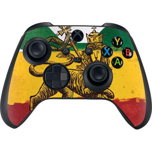 The Lion of Judah Rasta Flag Xbox Series X Skins